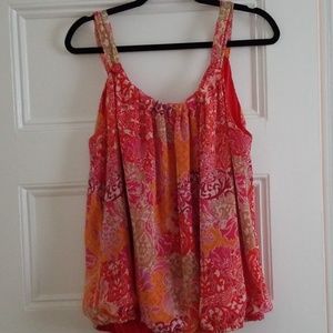 Floral top multicolor